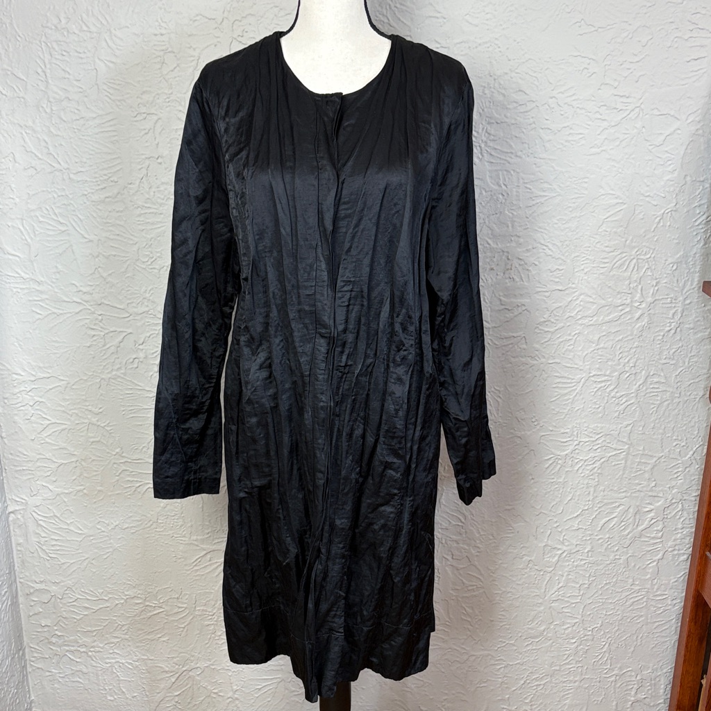 Eileen Fisher Crinkle Shimmer Duster